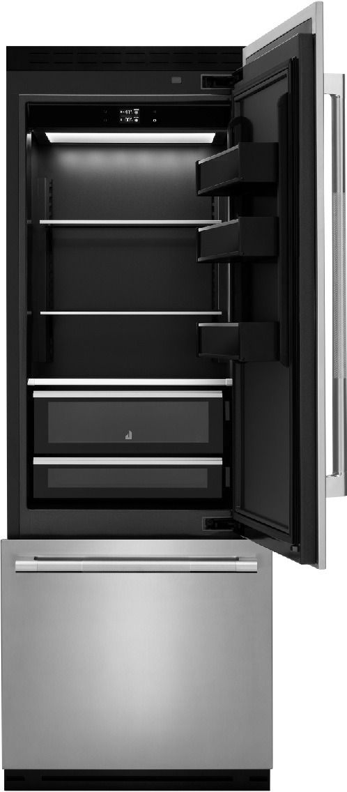 JennAir® 30" 15.6 Cu. Ft. Panel Ready Built-In Counter Depth Bottom Freezer Refrigerator-1