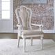 Liberty Furniture Magnolia Manor Antique White/Ivory Splat Back Upholstered Arm Chair-4