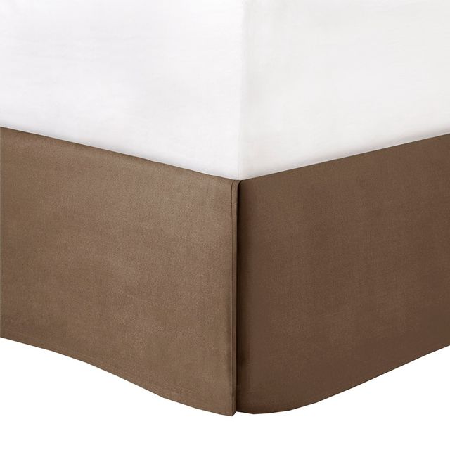 Olliix by Madison Park Genevieve 7 Piece Taupe and Brown California King Comforter Set-2