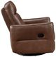 Homelegance® Thomas Toffee Brown Manual Swivel Glider Reclining Chair-3