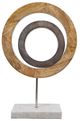 A & B Home Asther Brown Ring Decorative Statue-0