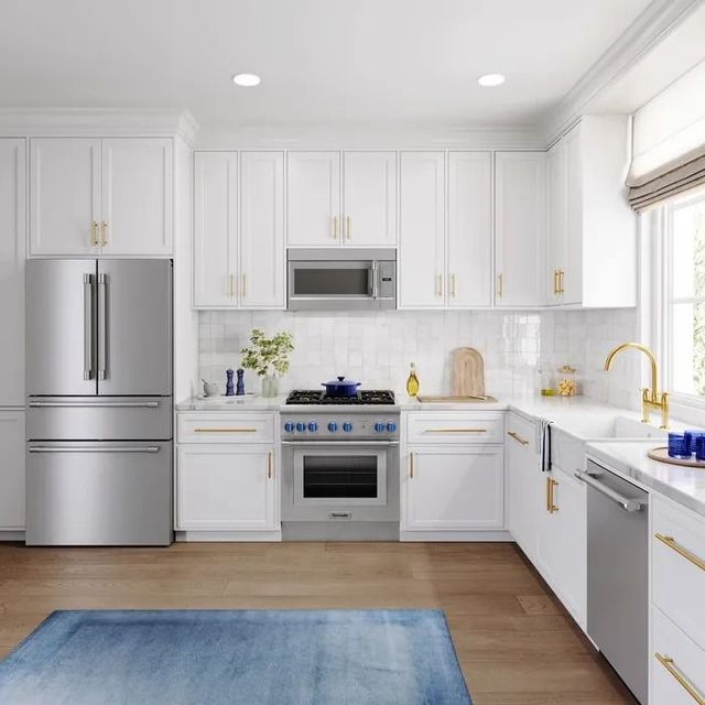 Thermador® 36 in. 20.4 Cu. Ft. Stainless Steel Counter Depth  French Door Refrigerator-1