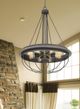 Cal® Lighting & Accessories Nixa Dove Grey Chandelier-1