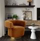 TOV Furniture Lupita White Round Side Table-1