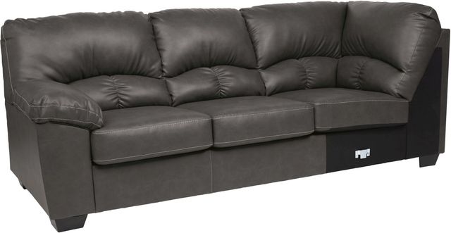Benchcraft® Aberton 3-Piece Gray Right-Arm Facing Sofa Sectional and Chaise-2