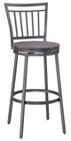 American Woodcrafters Filmore Grey Oak/Slate Grey 25" Barstool-0