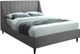 Meridian Furniture Eva Grey Velvet Queen Bed-0