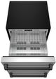 Thor Kitchen® Gordon Ramsay 24" 5.4 Cu. Ft. Stainless Steel Outdoor Under-Counter Refrigerator with Black Handle-1