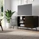 Jofran Inc. Marlowe Black Media Console-1