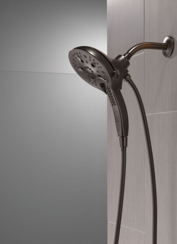 Delta Universal Showering In2ition® H2Okinetic® Venetian Bronze 5-Setting 2-in-1 Shower-1