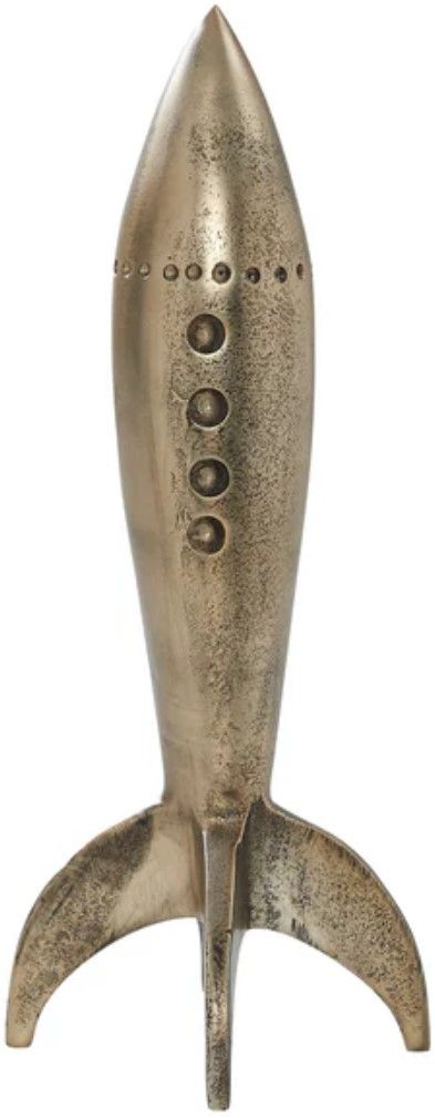 Renwil® Brooks Antique Brass Statue-0