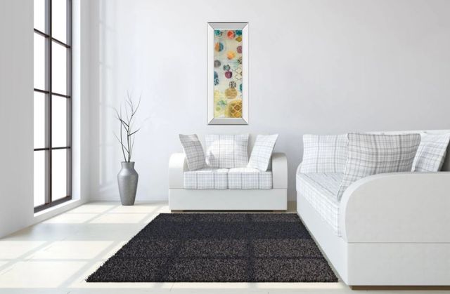 Classy Art Casa Blanca Panel I by Jeni Lee Mirror Framed Wall Art-2
