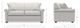 La-Z-Boy® Amanda Denim Apartment Size Sofa-5