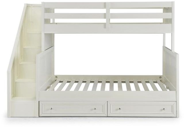 homestyles® Naples Off-White Twin/Full Bunk Bed-1