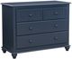 John Thomas Furniture® Cottage Denim 4-Drawer Chest-0