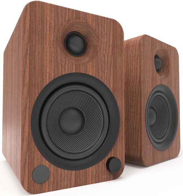 Kanto YU4 Walnut Powered Speakers (Pair)-4