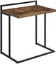 Coaster® Dani Antique Nutmeg Snack Table with Black Metal Frames-0