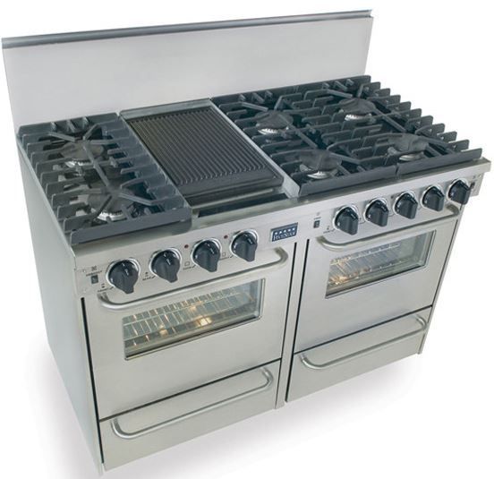 FiveStar 48" Stainless Steel Pro Style Gas Range