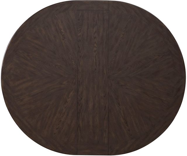 Liberty Furniture Paradise Valley 5-Piece Flax Tweed/Saddle Brown/Tobacco Optional Pedestal Table Set-3