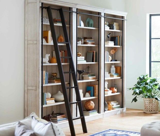 Martin Furniture Avondale 3-Piece White Bookcase-1