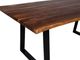Porter International Designs Manzanita Harvest 82" Dining Table with Trapezoid Base-3
