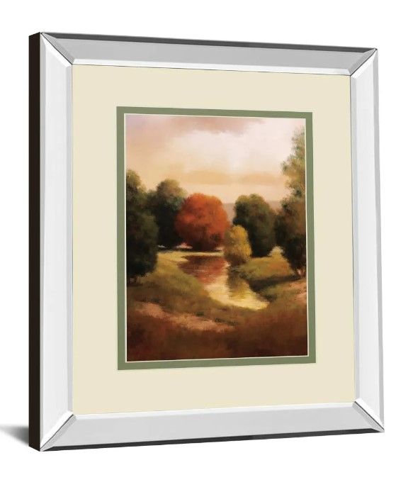 Classy Art Summer’s Passage II by Udell Mirrored Frame Wall Art-1