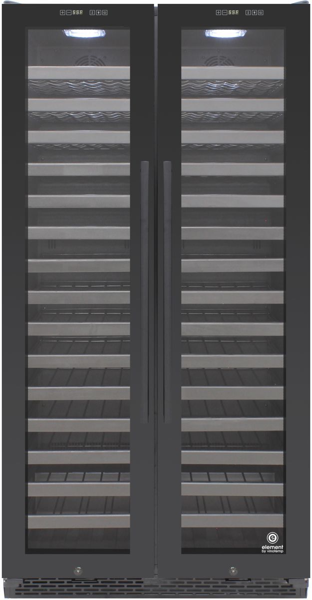 Vinotemp Butler Series 36" Black Wine Cooler-0
