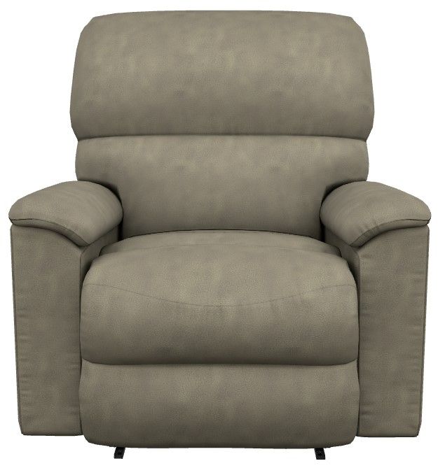 La-Z-Boy® Brooks Charcoal Power Wall Recliner with Headrest and Lumbar-1