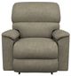 La-Z-Boy® Brooks Charcoal Power Wall Recliner with Headrest and Lumbar-1