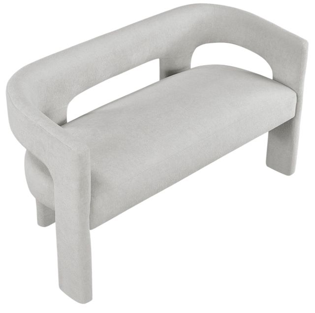 Homelegance® Marais Light Gray Dining Bench-3