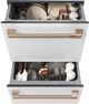 Café™ 24" Matte White Built-In Double Drawer Dishwasher-2