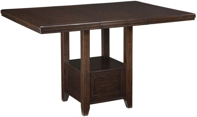 Signature Design by Ashley® Haddigan 6-Piece Dark Brown Counter Height Dining Set-1