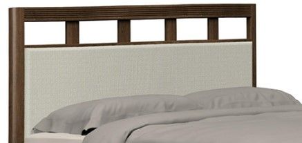 Country View Woodworking Westwood Bedroom Brown Maple Square Wood and Upholstered Queen Bed-1
