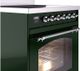 Ilve® Nostalgie II Series 30" Emerald Green Pro Style Induction Range-4