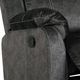 Global Furniture USA U7303 Domino Granite Manual Reclining Loveseat-2