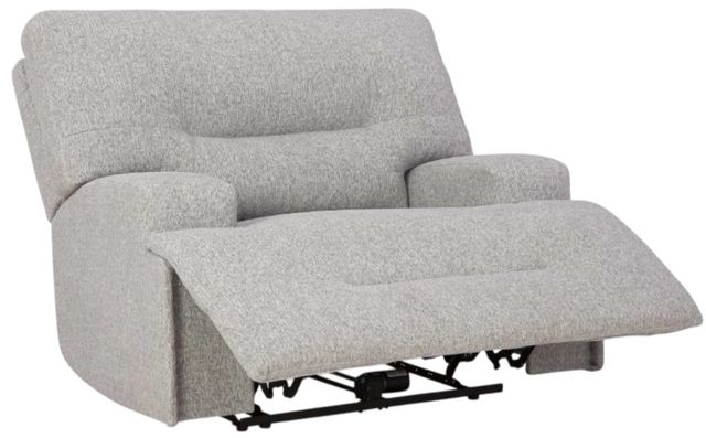 Signature Design by Ashley® Acklen Place Pewter Wide Seat Power Recliner-1