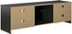 Ameriwood Home Noble Black Oak 65" Electric Fireplace Media Console-4