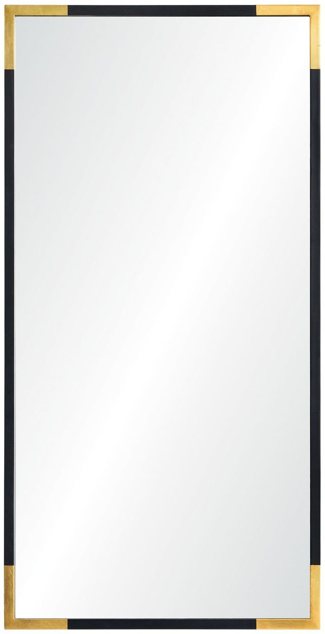 Renwil® Osmond Gold Leaf & Black Painted Wall Mirror-0