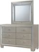 Elements International Platinum 4-Piece Champagne Youth Full Panel Bedroom Set-2