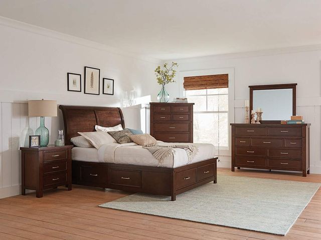 Coaster® Barstow 4 Piece Pinot Noir Storage Bedroom Set-0