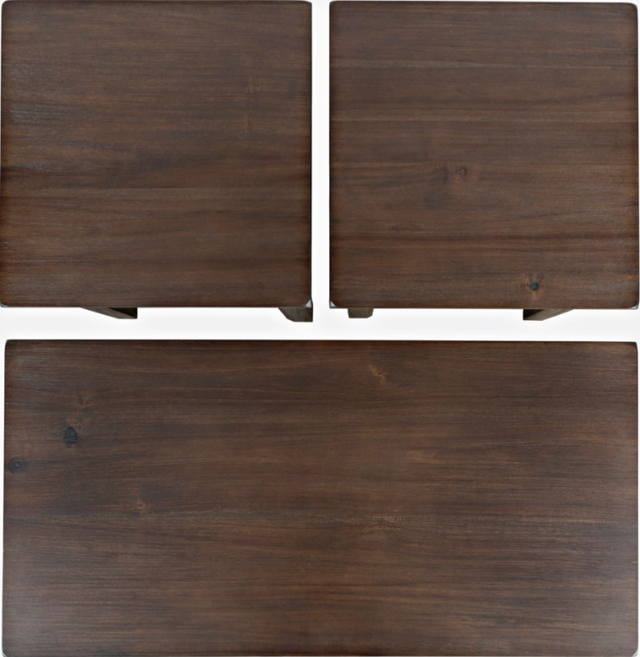Jofran Inc. Eros 3-Piece Chestnut Occasional Table Set-3