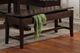 ECI Furniture Gettysburg Distressed Brown Backless Bench-0