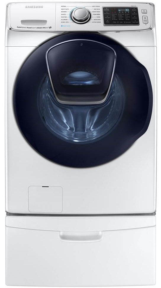 Samsung 5.0 Cu. Ft. White Front Load Washer-1