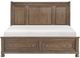 Homelegance® Bethel Antique Brown Eastern King Sleigh Storage Bed-2