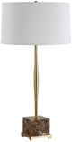 Uttermost® Booker Antique Brass/Brown Table Lamp-0