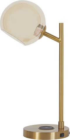 Signature Design by Ashley® Abanson Amber/Gold Desk Lamp