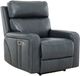 Primo™ International Cavron Blue Power Glider Recliner-0