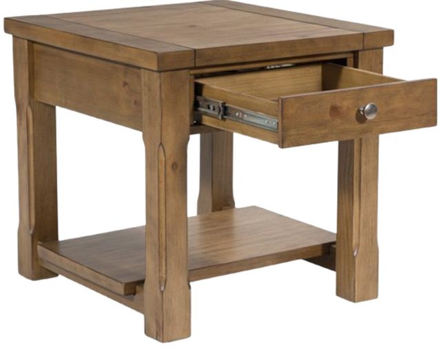 Signature Design by Ashley® Vandenmore Medium Brown Rectangular End Table-3