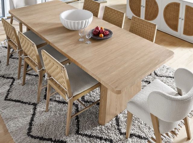 Universal Explore Home™ Modern Nomad White Oak Side Chair-2