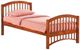 Night & Day Furniture™ Zest Bedroom Molasses Cherry Twin Panel Bed-0